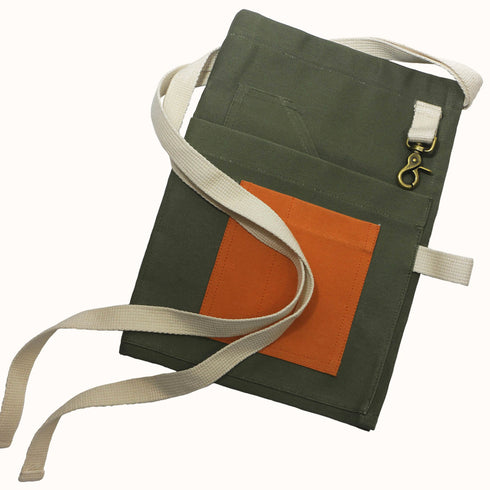 Moss Green Cotton Makers Apron